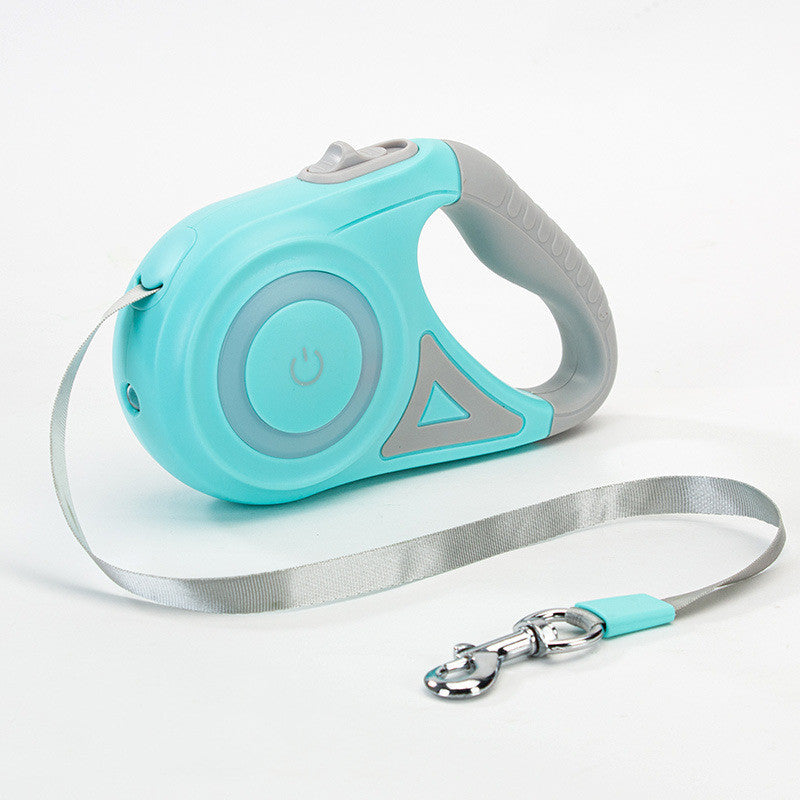 Retractable Dog Leash With Automatic Spotlight