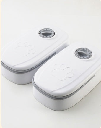 2-in-1 Gravity Food Feeder & Water Dispenser for Pets