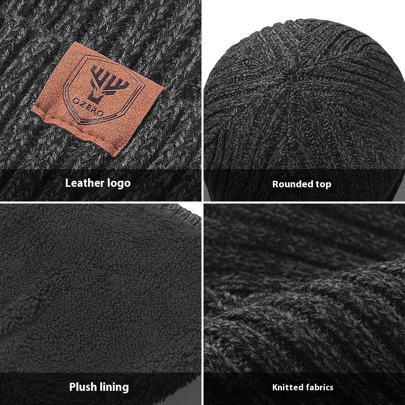 Big Head Circumference Warm Ear Protection Woolen Cap