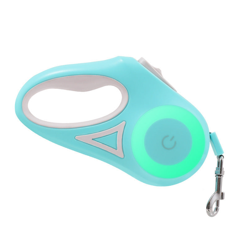 Retractable Dog Leash With Automatic Spotlight