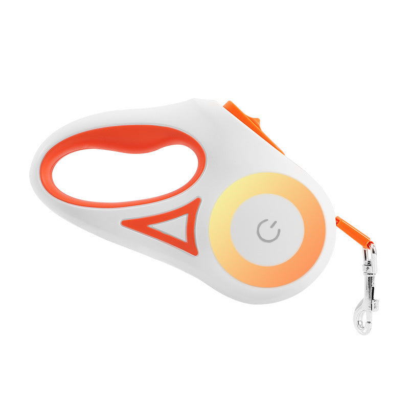 Retractable Dog Leash With Automatic Spotlight