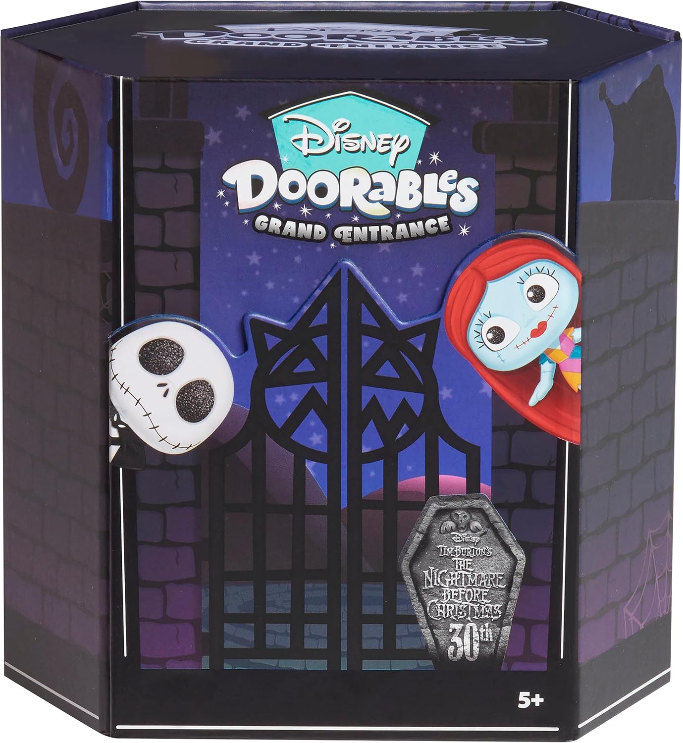 DOORABLES Disney Grand Entrance 3-inch Collectible Figures Jack Skellington and Sally, Kids Toys for Ages 5 Up, Amazon Exclusive by Just Play