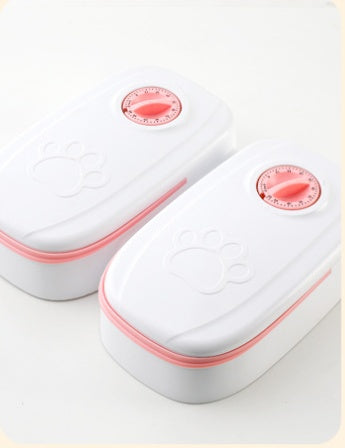 2-in-1 Gravity Food Feeder & Water Dispenser for Pets