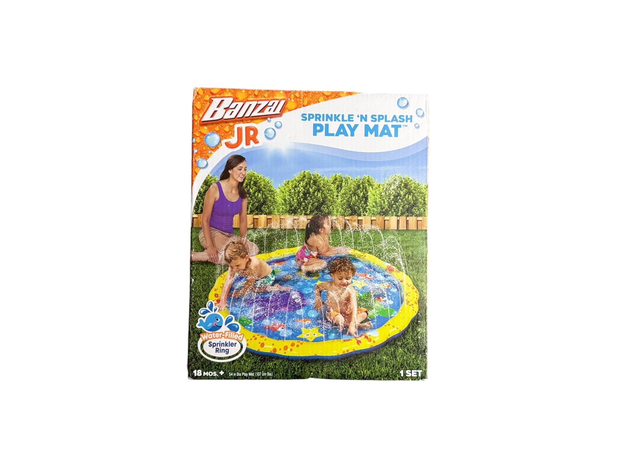 BANZAI 54In-Diameter Sprinkle & Splash Play Mat