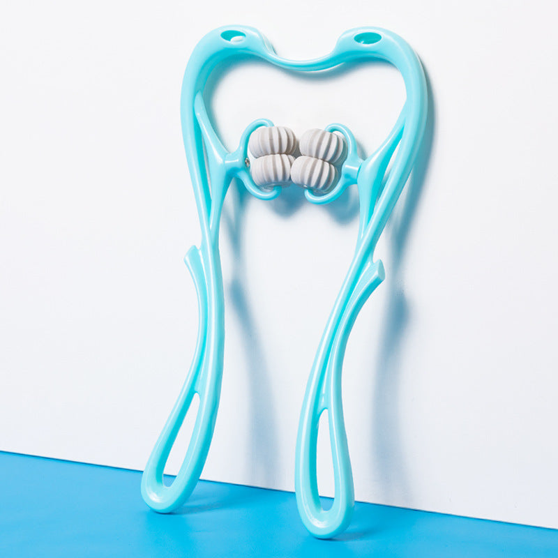 Multifunctional Six-Wheel Manual Neck Massager