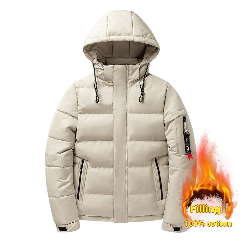 Men's Cotton Loose Velvet Thickened Long Sleeve