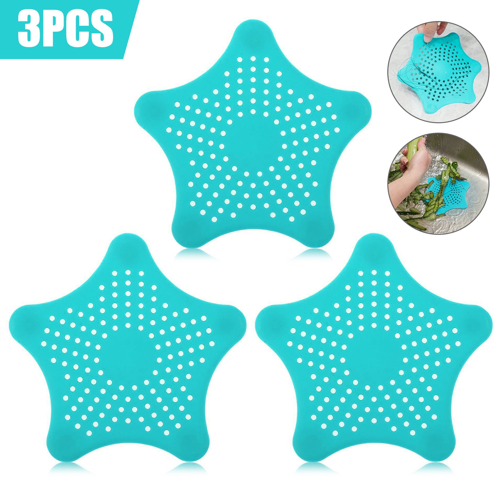 Silicone Starfish-shaped Sink Drain Filter