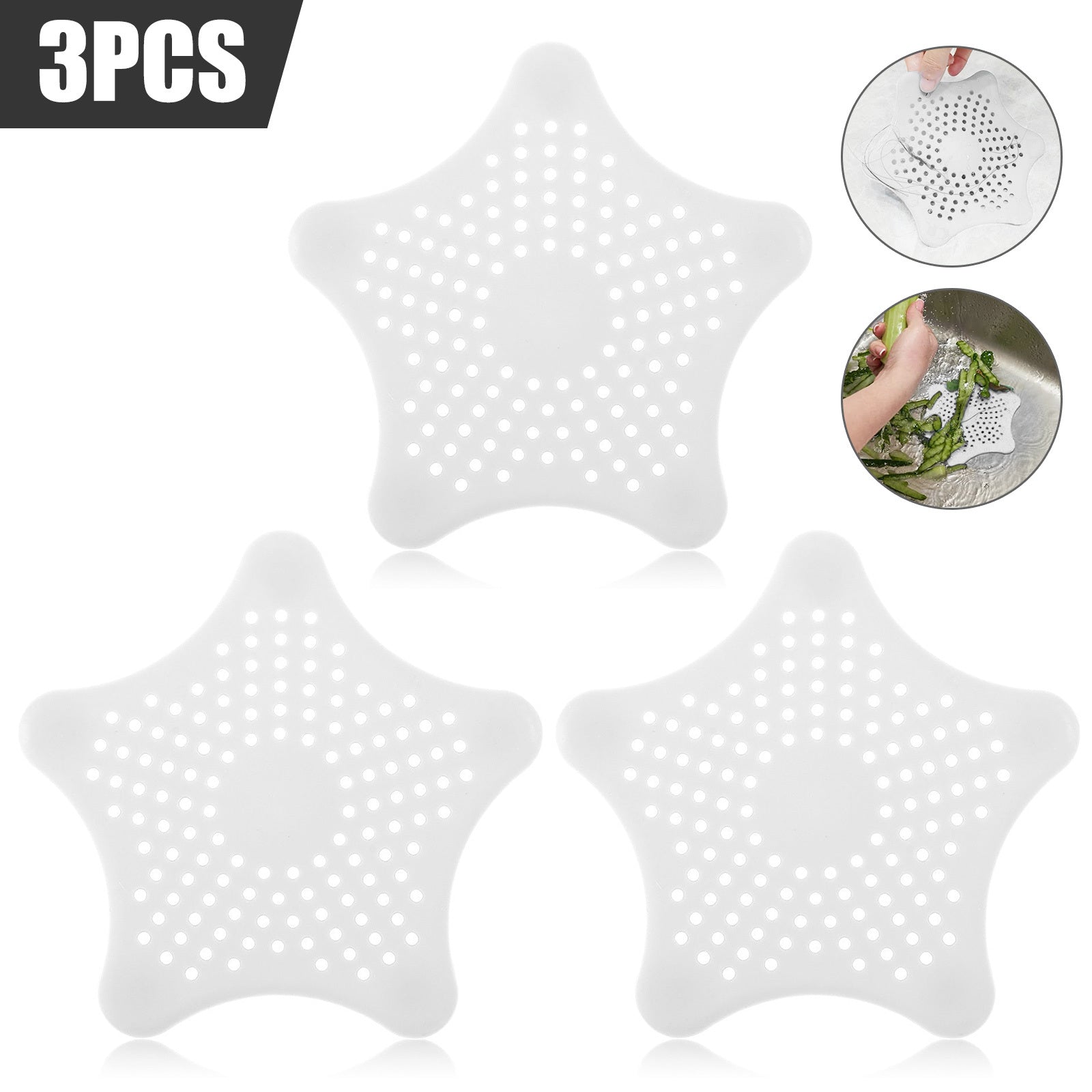 Silicone Starfish-shaped Sink Drain Filter