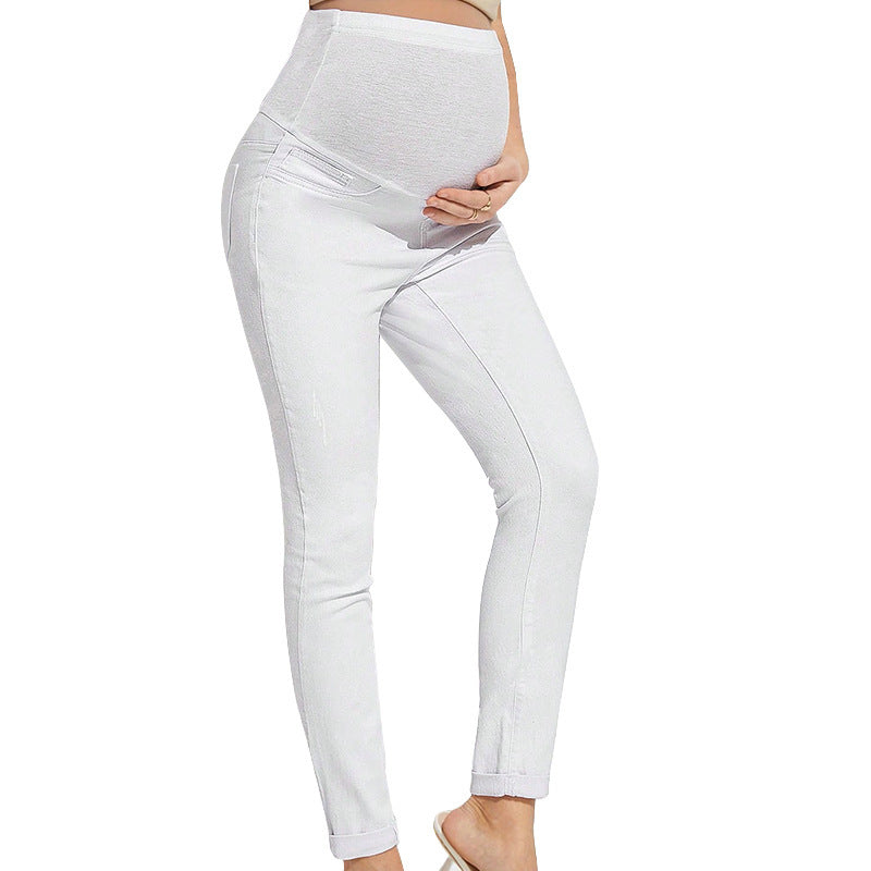 Maternity Jeans High Waist Belly Support