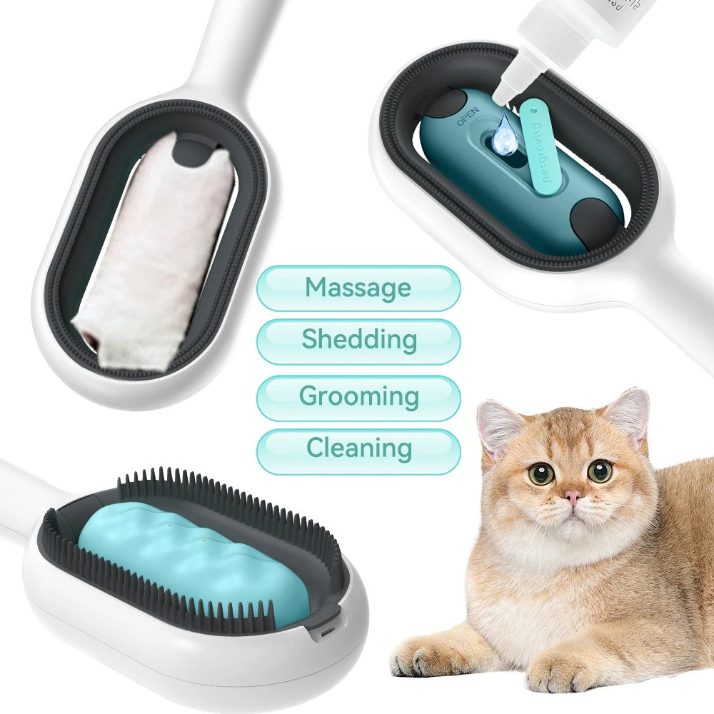 Cat Hairbrush with Water