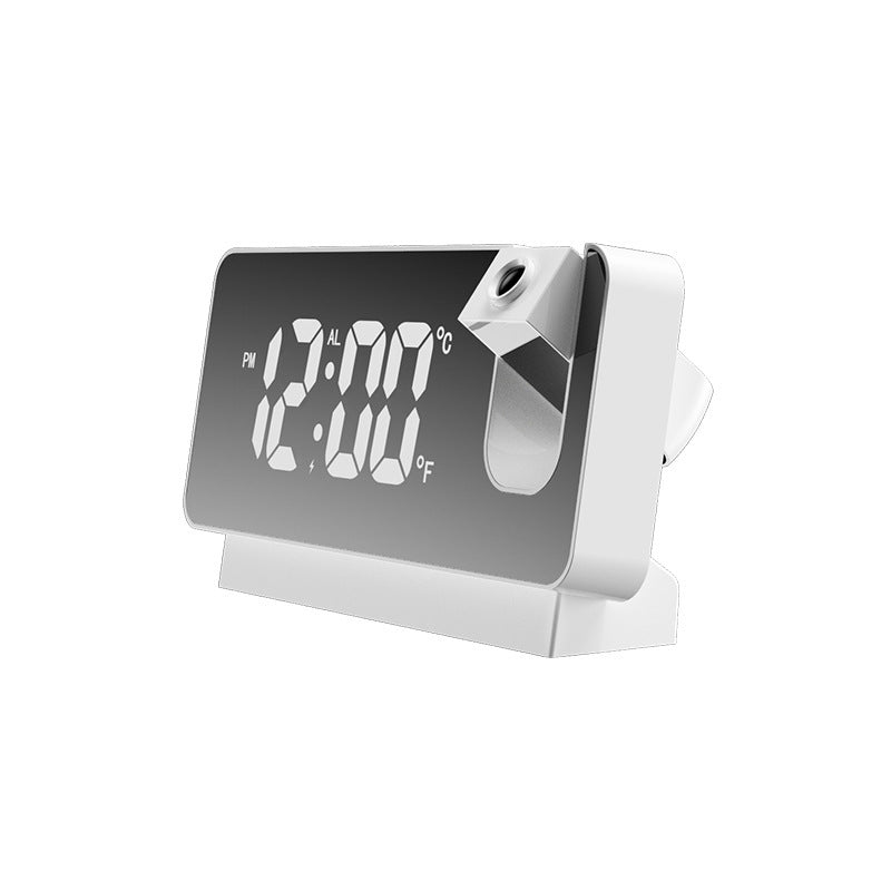 Projection Alarm Clock LED Mirror