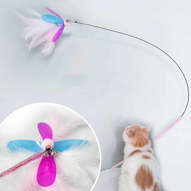 Fluffy Feather Funny Cat Toy