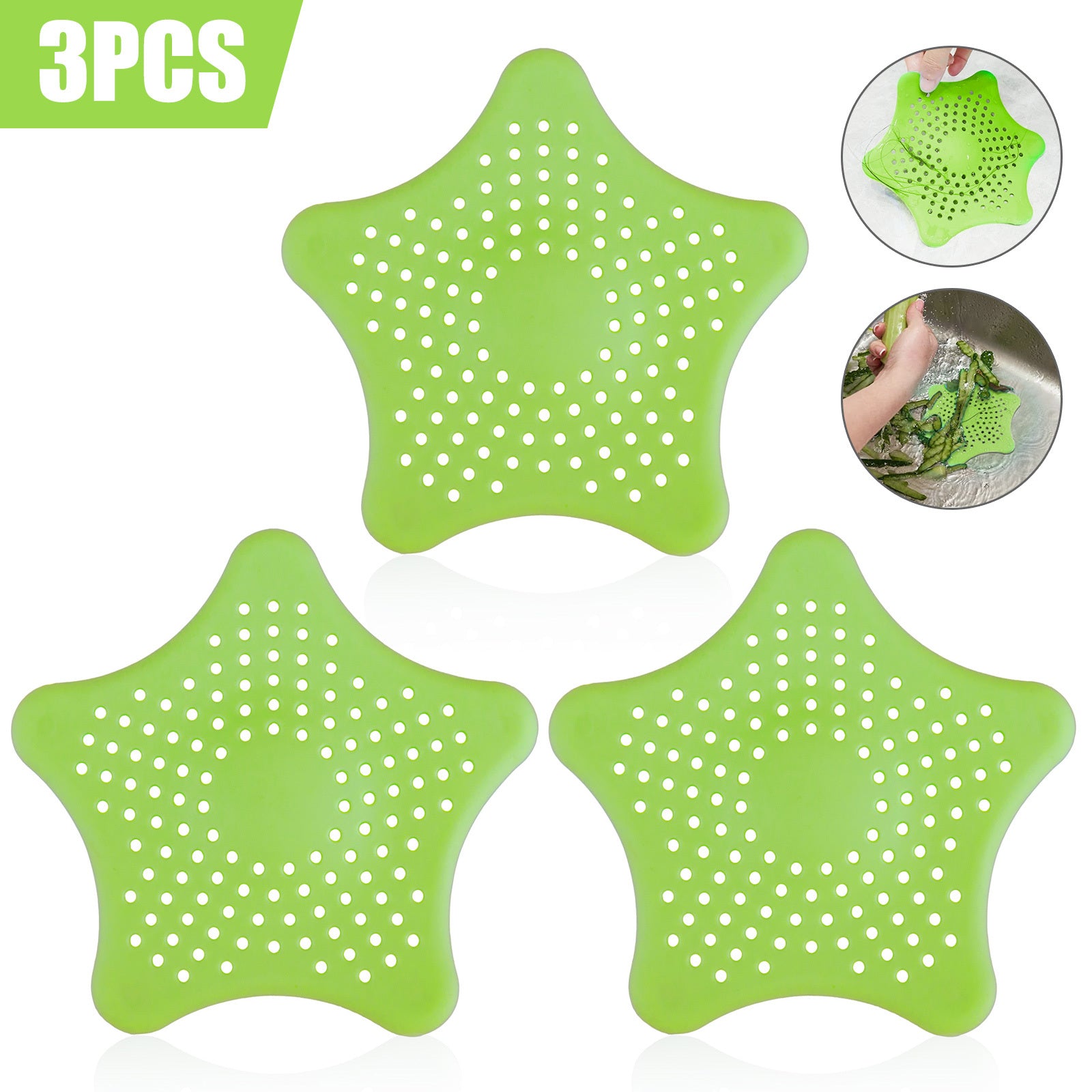 Silicone Starfish-shaped Sink Drain Filter