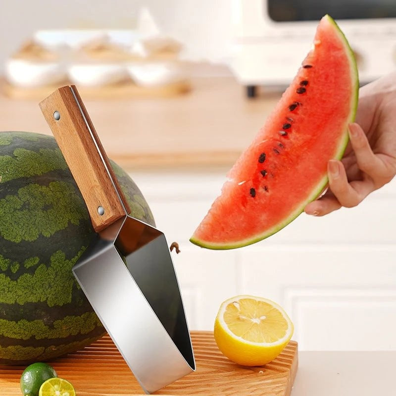 Watermelon Triangle Cutting