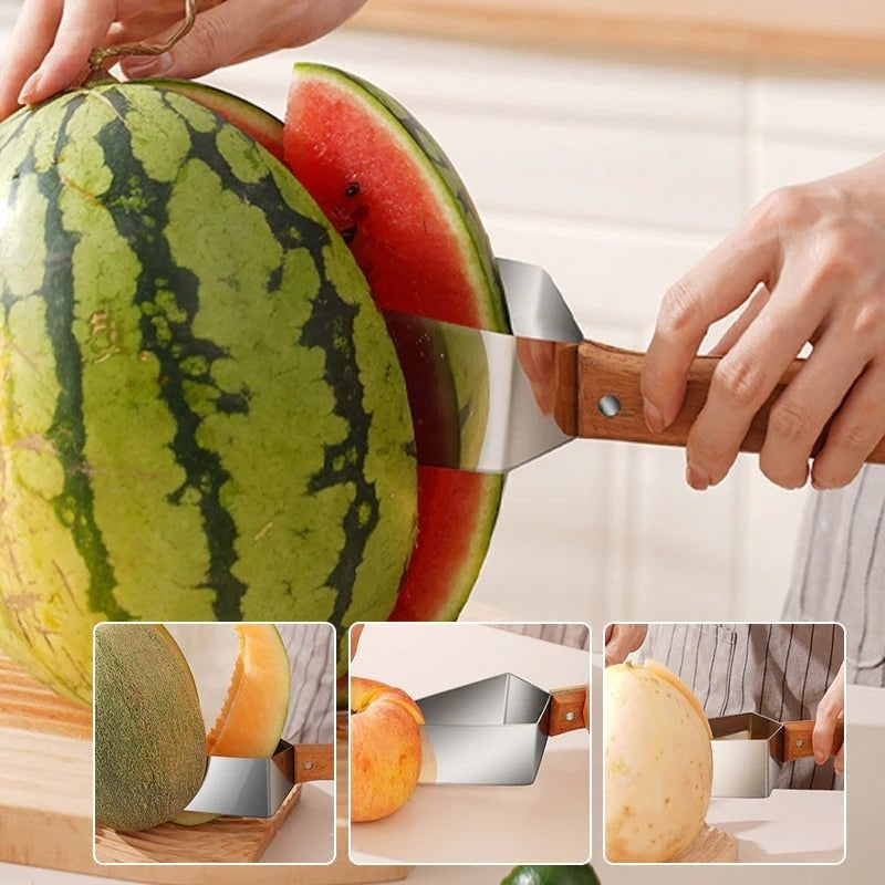 Watermelon Triangle Cutting