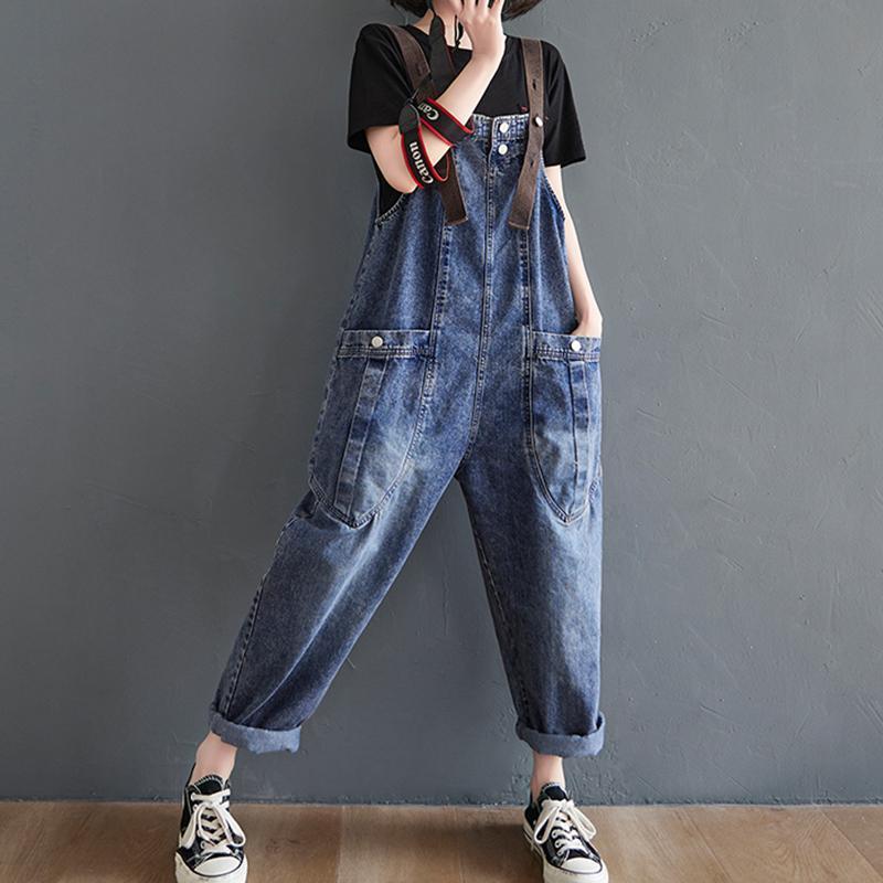 Women's Loose Overalls