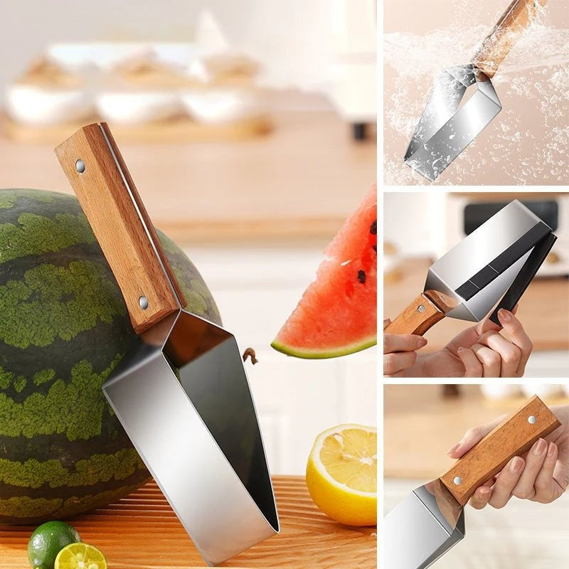 Watermelon Triangle Cutting